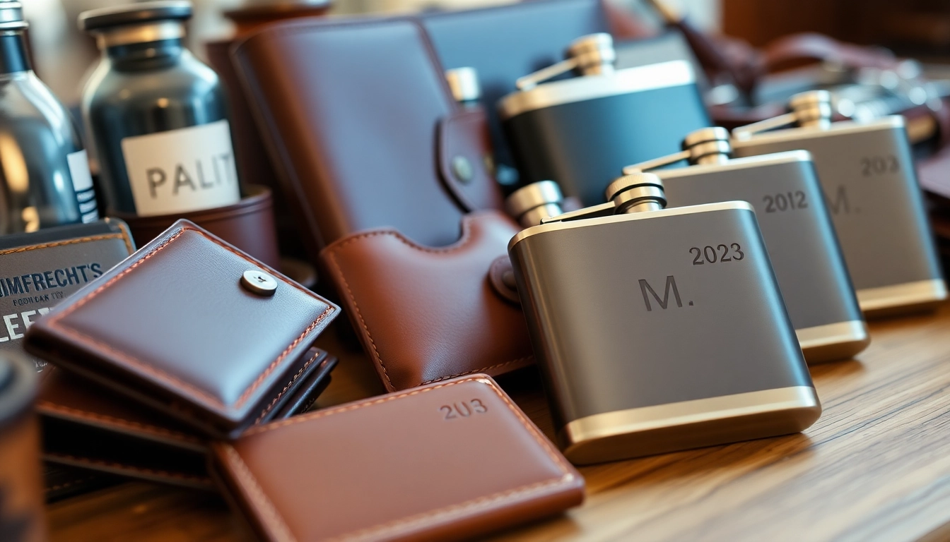 Explore affordable and unique cheap groomsmen gifts featuring personalized wallets, flasks, and more.