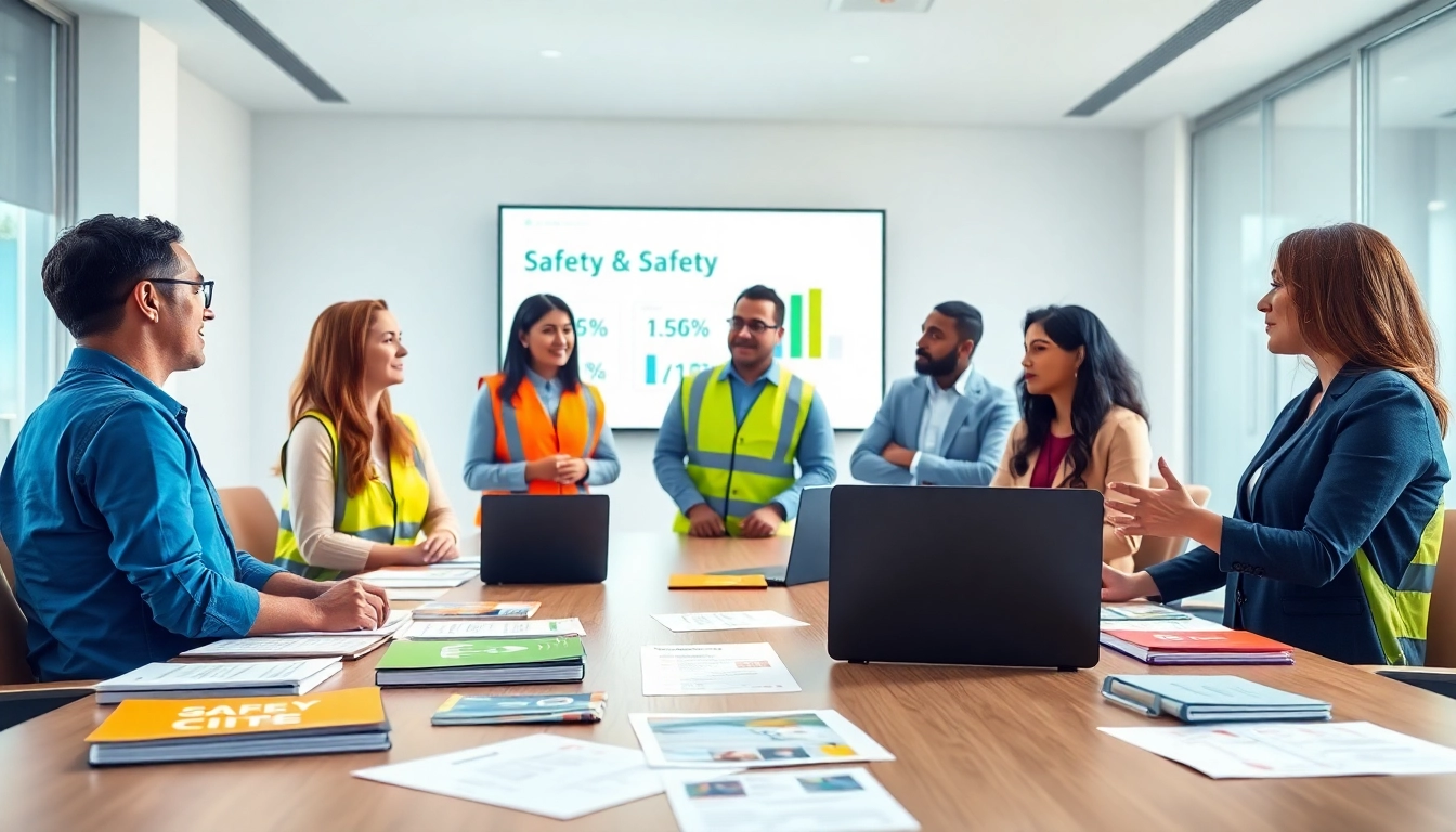 Engaging NVQ Level 6 health and safety answers training session in a modern setting.