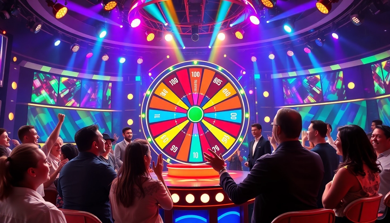 Engage in Crazy Time live with enthusiastic players and a vibrant spinning wheel of fortune.