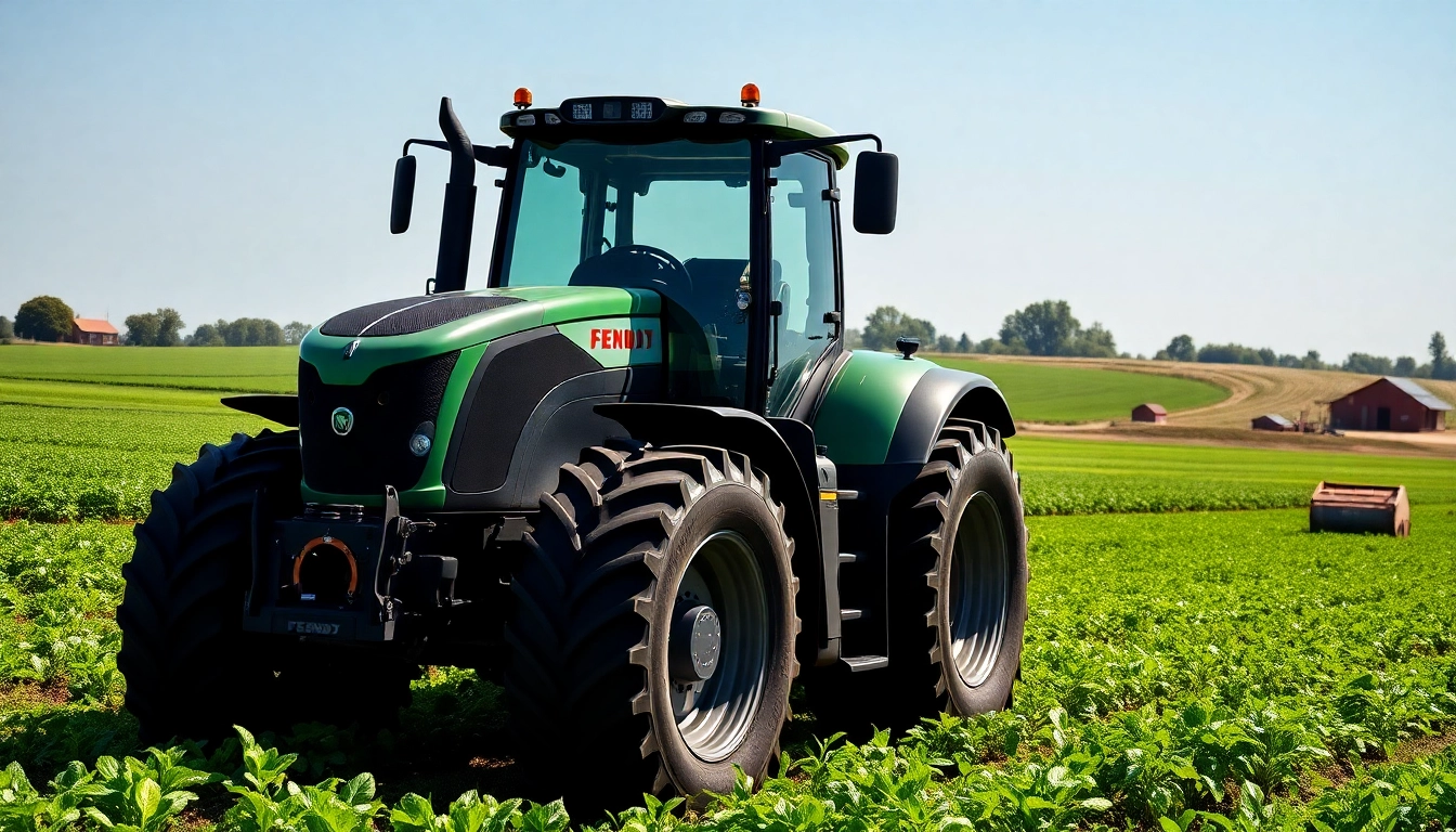 Fendt Traktor in einem Feld, das die Zuverlässigkeit und Innovation der Marke hervorhebt.