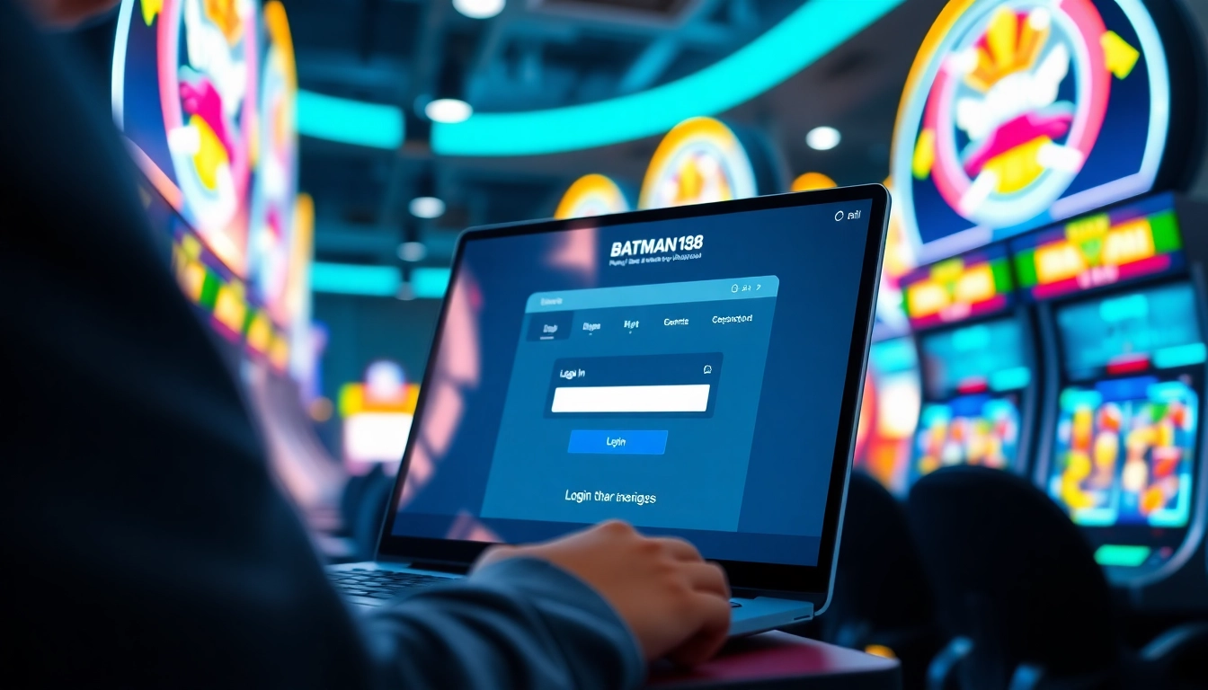 Masuk ke akun login batman138 dengan tampilan antarmuka permainan yang menarik dan modern.