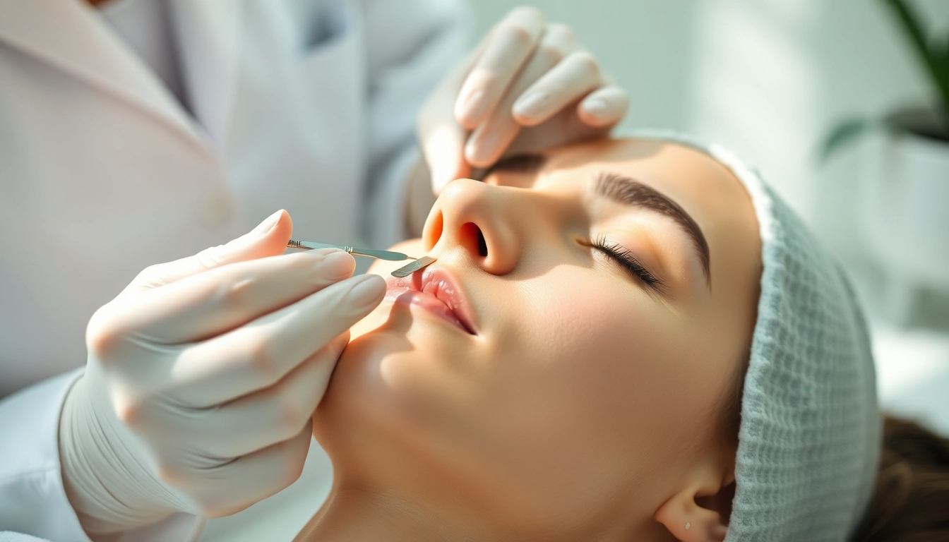 Experience derma planning with a professional esthetician delivering a skincare treatment.