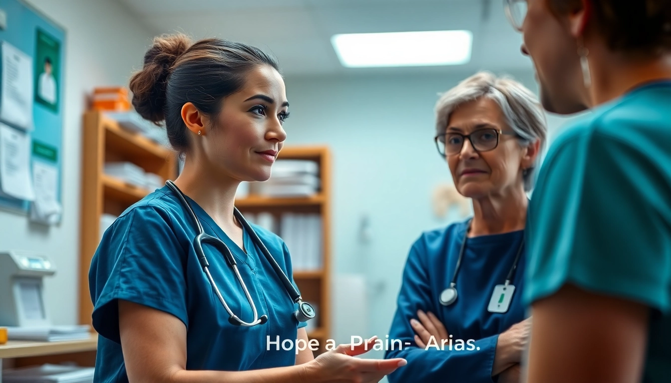 Detail of the VDAP Program in Alabama showcasing a nurse discussing rehabilitation options.
