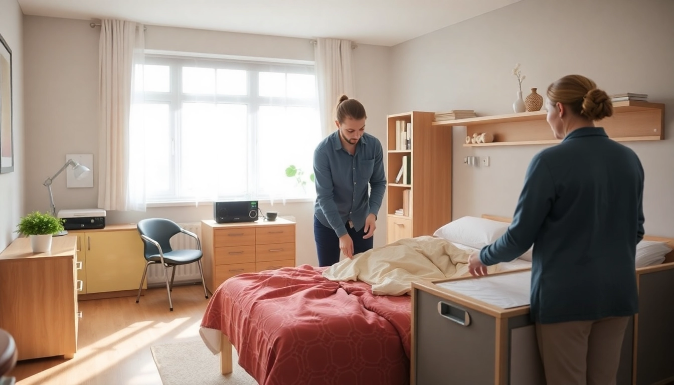 Zorgkamer ontruimen met aandacht voor detail en respect voor persoonlijke bezittingen.